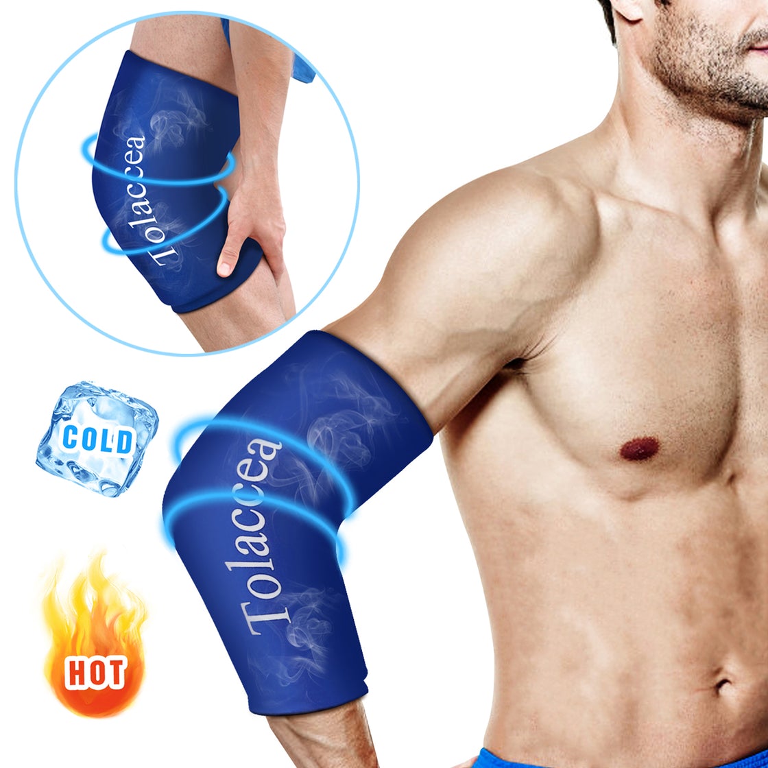 RECOVERITE - Calf Compression Sleeves with Ice/Heat Gel Packs – The WOD Life